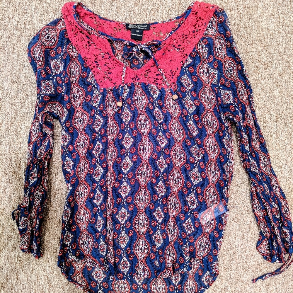 Patterened blouse